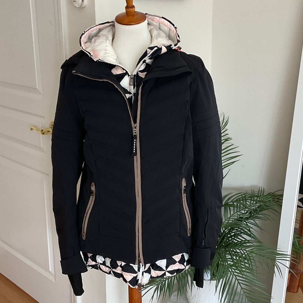 Bogner Black and White Ski Jacket
